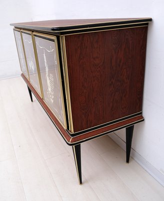 Sideboard / Bar Cabinet by Umberto Mascagni for Harrods of London, 1950s-FER-882644