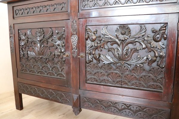 Sideboard in Carved Beech, Early 20th Century-DCO-2020587