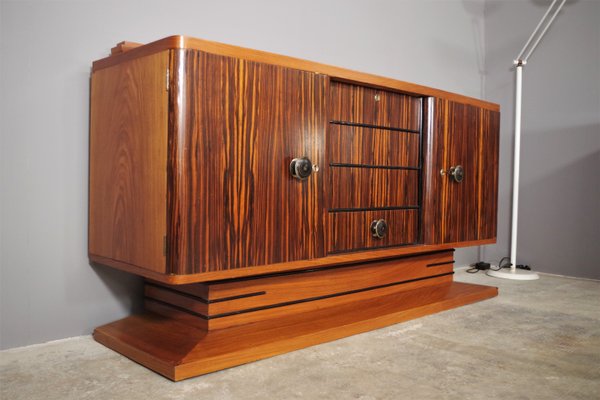 Sideboard in Ebony, 1940s, Set of 2-KNM-1150598