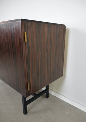 Sideboard in Macassar Wood on Black Square Frame, Germany, 1960s-JV-2034882