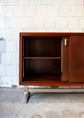 Sideboard in Teak and Steel by Gianni Moscatelli for Formanova, Italy, 1970s-VCV-936309