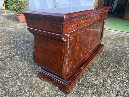 Sideboard in Walnut Burl, 1890s-LAM-1766143