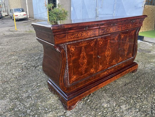 Sideboard in Walnut Burl, 1890s-LAM-1766143