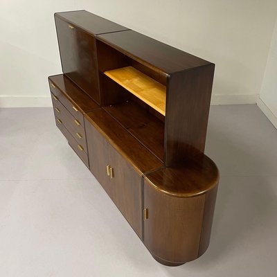 Sideboard in Walnut by A. A. Patijn for Zijlstra, 1950s-ZT-1216192