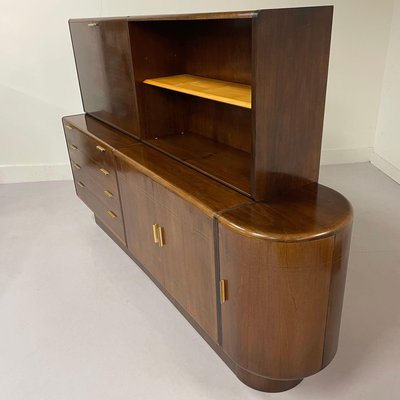 Sideboard in Walnut by A. A. Patijn for Zijlstra, 1950s-ZT-1216192