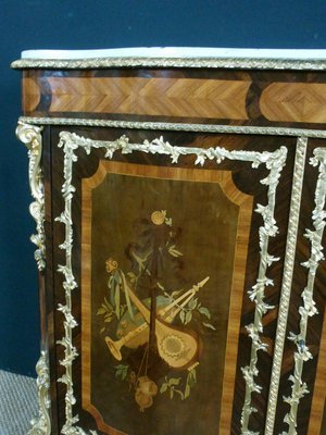 Sideboard Napoleon III Marquetry Buffet-WSV-605129