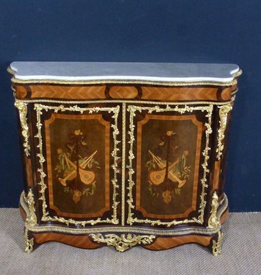 Sideboard Napoleon III Marquetry Buffet-WSV-605129