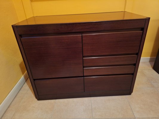 Sideboard with Doors in Rosewood by Angel Mangiarotti for Molteni, 1960s-OHK-2020571