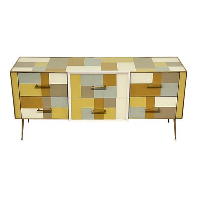 Sideboard with Glass Drawers, 1990s-BEW-1773240