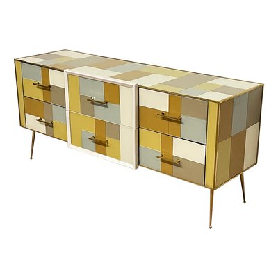 Sideboard with Glass Drawers, 1990s-BEW-1773240