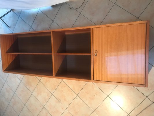 Sideboard with Open Bookshelf, 1970s-WQQ-1091763