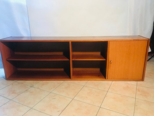 Sideboard with Open Bookshelf, 1970s-WQQ-1091763