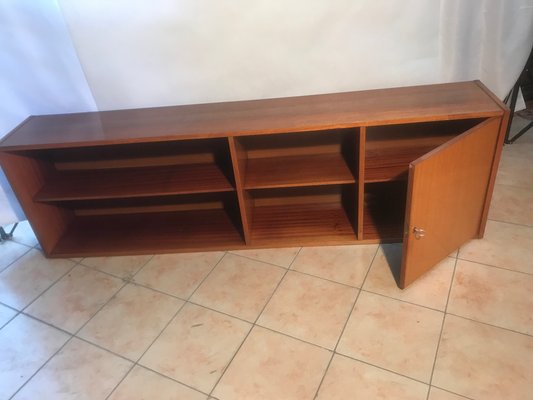 Sideboard with Open Bookshelf, 1970s-WQQ-1091763