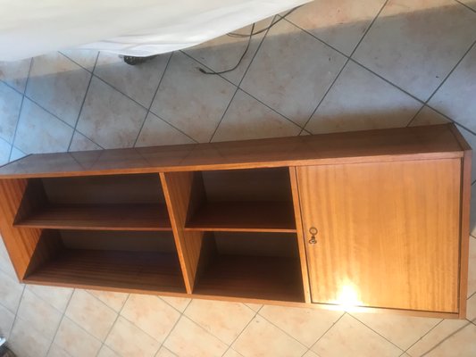 Sideboard with Open Bookshelf, 1970s-WQQ-1091763