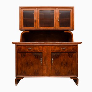 Sideboard with Raised Showcase, 1940s-RAQ-948205