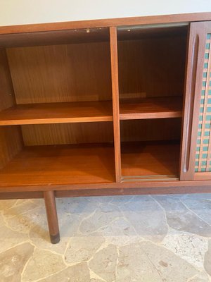 Sideboard with Sliding Doors and Drawers, Italy, 1960s-TKR-1819489