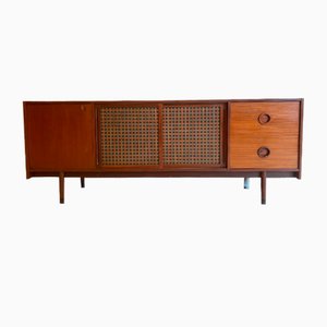 Sideboard with Sliding Doors and Drawers, Italy, 1960s-TKR-1819489