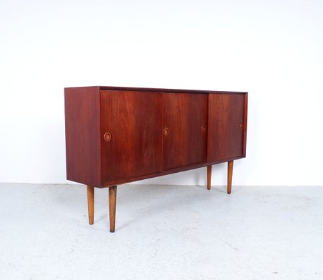 Sideboard with Sliding Doors from Omann Jun, 1960s-SN-1765134