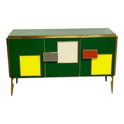 Sideboard with Three Glass Doors-BEW-1773261