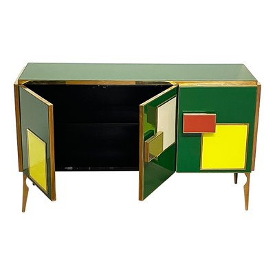 Sideboard with Three Glass Doors-BEW-1773261