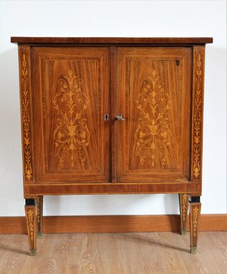 Sideboard with Two Finely Inlaid Doors-IYX-1359939