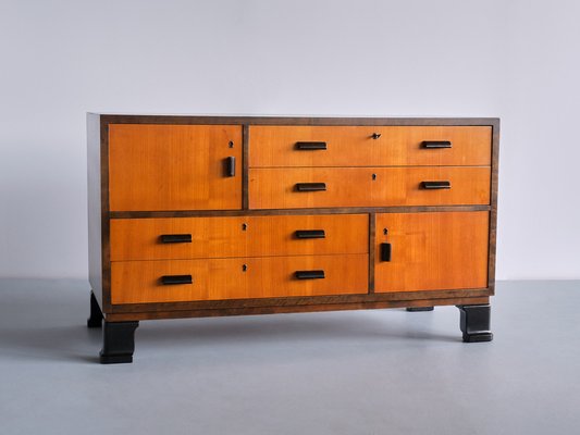 Sideboards in Elm and Birch by Axel Larsson for SMF Bodafors, Sweden, 1940s, Set of 2-FMT-1772373