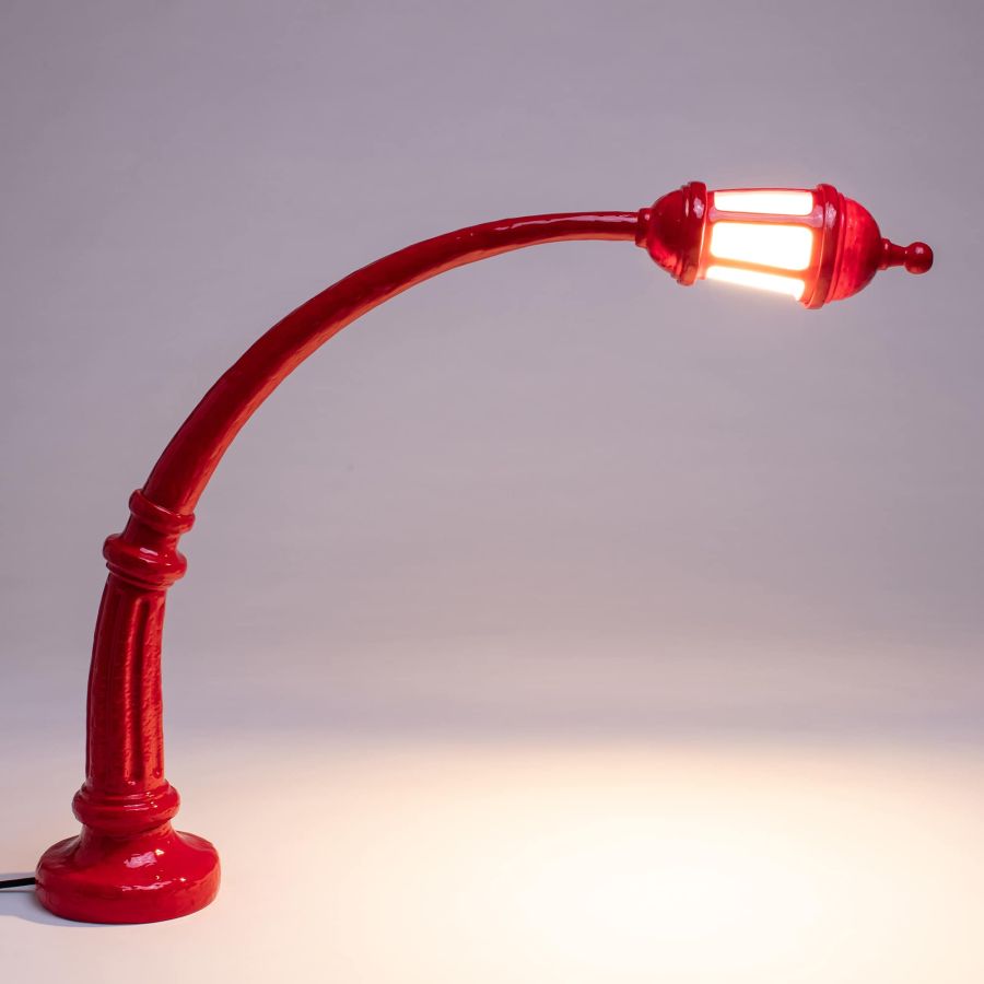 Resin Dimmable Inddor Table Lamp Sidonia Lamp by Seletti #Red