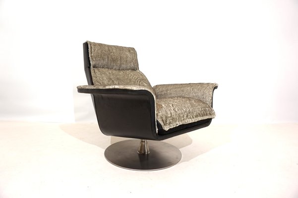 Siesta 62 Lounge Chair with Ottoman by Jacques Brule for Hans Kaufeld, 1960s, Set of 2-HUW-1783301