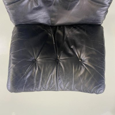 Siesta Armchair in Wood and Leather by Ingmar Relling for Westnofa Vestlandske, 1970s-GDD-1762629