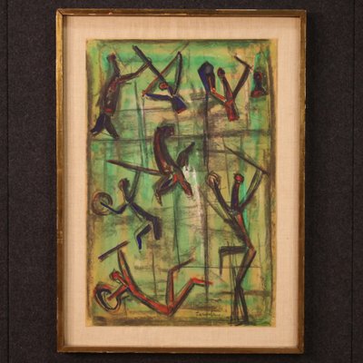 Signed Abstract Painting, 20th Century-RP-949908