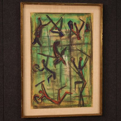 Signed Abstract Painting, 20th Century-RP-949908