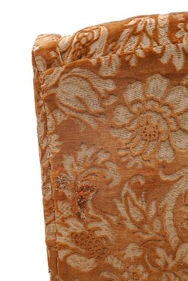 Silk Velvet Lounge Chair, 1900s-JCN-1725186