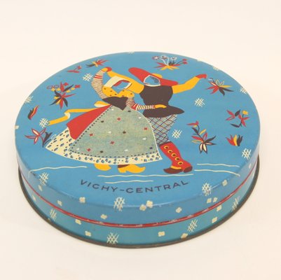 Silkscreen Metal Box, 1950s-NE-823290