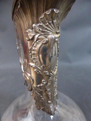 Silver and Crystal Ewer Jug-WSV-909773