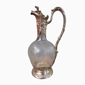 Silver and Crystal Ewer Jug-WSV-909773