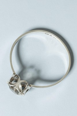 Silver and Rock Crystal Bracelet by Karl-Ingemar Johansson, 1971-NL-1738190