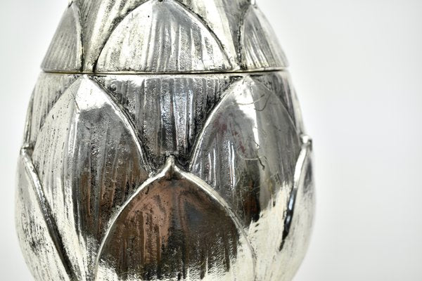 Silver Artichoke Ice Bucket by Mauro Manetti for Fonderia Darte, 1970s-HJP-2000666