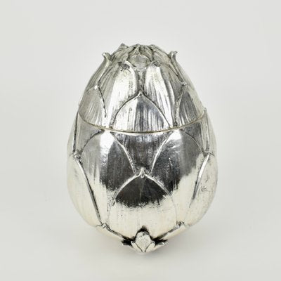 Silver Artichoke Ice Bucket by Mauro Manetti for Fonderia Darte, 1970s-HJP-2000666