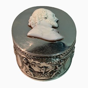 Silver & Cameo Box from Neresheimer und Solme de Hanau-IKW-787855