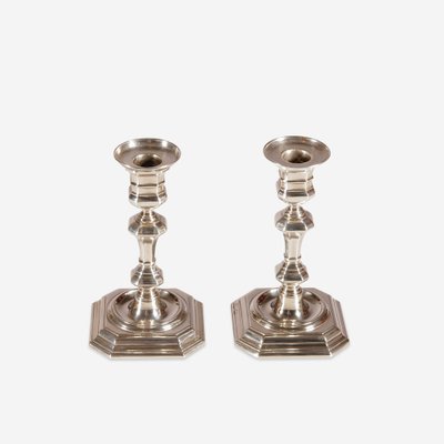 Silver Candleholders, 1890s, Set of 2-GCQ-1777685