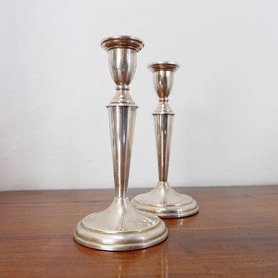 Silver Candlesticks, Set of 2-NYF-2018817