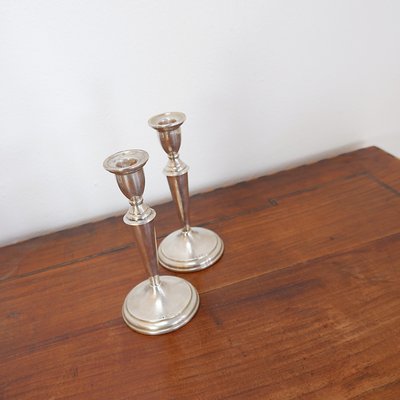 Silver Candlesticks, Set of 2-NYF-2018817