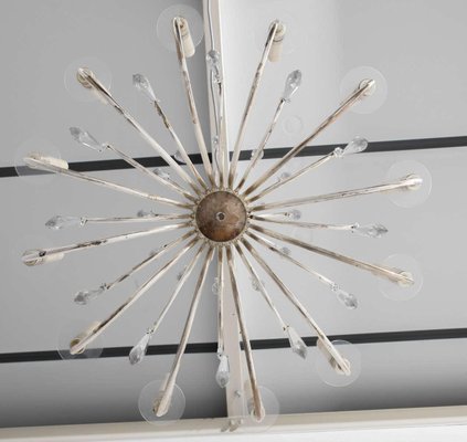 Silver Chandelier from Sciolari, 1960s-KL-620278