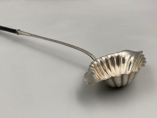 Silver Dessert Ladle by PB Berthier Philippe for Minerve & Bigorne-QKG-1357178