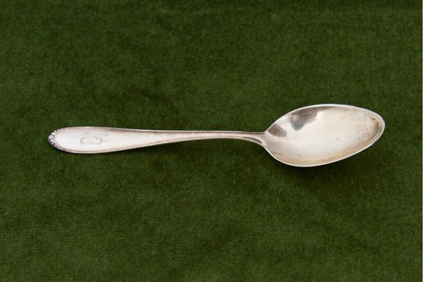 Silver Dinner Spoons by Bruckmann & Sons, Set of 12-BXB-1427549