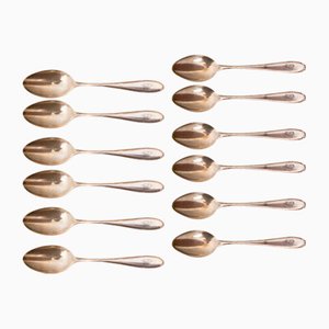 Silver Dinner Spoons by Bruckmann & Sons, Set of 12-BXB-1427549