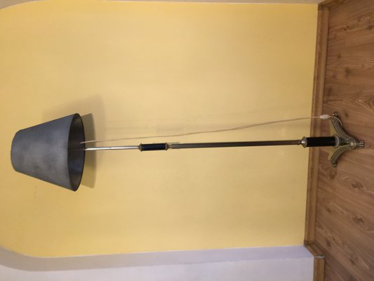 Silver Floor Lamp, 1950s-WQQ-685142