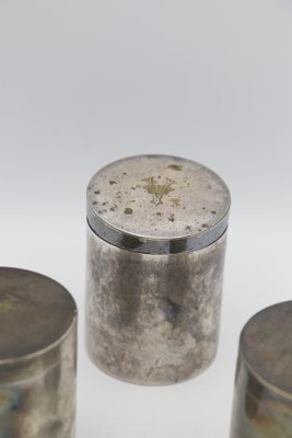 Silver Jars from Boin Taburet Paris, Set of 3-RCE-1448821