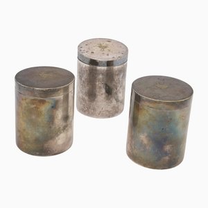 Silver Jars from Boin Taburet Paris, Set of 3-RCE-1448821