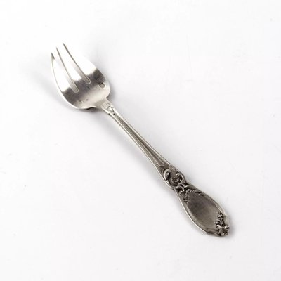 Silver Oyster Forks, France, Set of 6-WMV-1129693